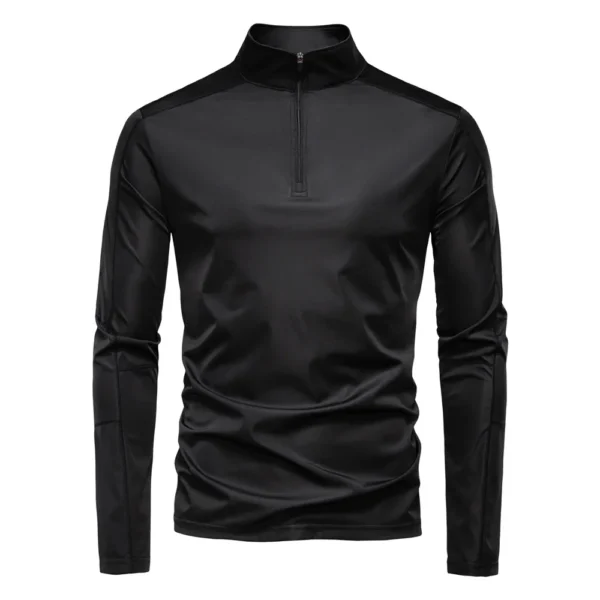 H216d05b43aa8431ba0a3cbbdea08c164F.webp Men's Quick-Dry Half-Zip Long Sleeve Top