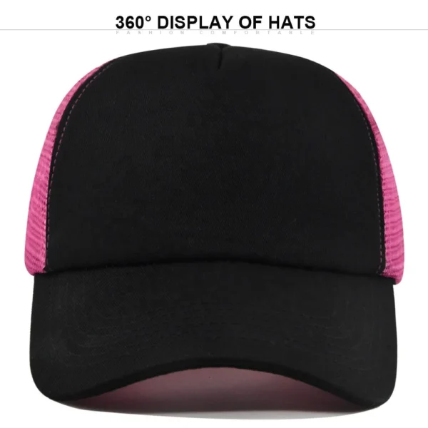 Soft-Crown 5-Panel Mesh Trucker Cap