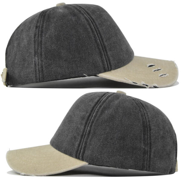 Color-Block Washed 5-Panel Cap