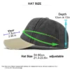 Color-Block Washed 5-Panel Cap
