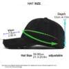 H5d42f6cc63454a04a19f3760bc3851afJ.webp Vintage Ripped Denim Dad Cap