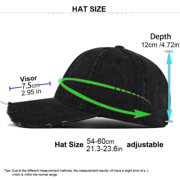 H5d42f6cc63454a04a19f3760bc3851afJ.jpg_960x960q80.jpg Vintage Ripped Denim Dad Cap