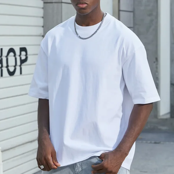 H65bd605c607b43ba8cf2f70b8944021dJ.webp Men's Heavyweight Oversized Cotton T-Shirt