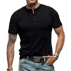 Men's Solid Crew Neck Casual T-Shirt