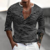 Hc8f8eb1106414ba0bc1d7c2dbd89211da.jpg_960x960q80.jpg Men's Striped Long Sleeve Casual T-Shirt
