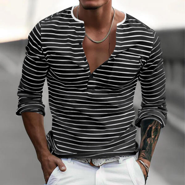 Hc8f8eb1106414ba0bc1d7c2dbd89211da.jpg_960x960q80.jpg Men's Striped Long Sleeve Casual T-Shirt