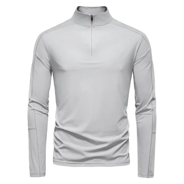 Heaea032086f74040826a990b6a762c790.webp Men's Quick-Dry Half-Zip Long Sleeve Top