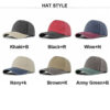 Color-Block Washed 5-Panel Cap